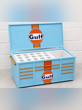 Gulf Mini Toolbox Pen And Trinket Holder Desk Top Organizer